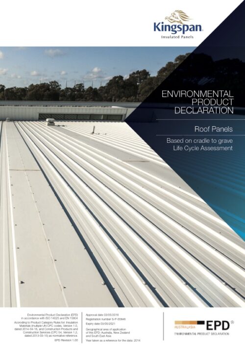 Kingspan roof panels (KS1000RW)