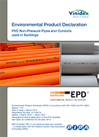 Vinidex PVC non-pressure pipes used in buildings